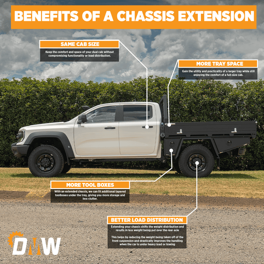 Chassis Extensions Explained : What Actually Goes Into Extending a Ute - DMW