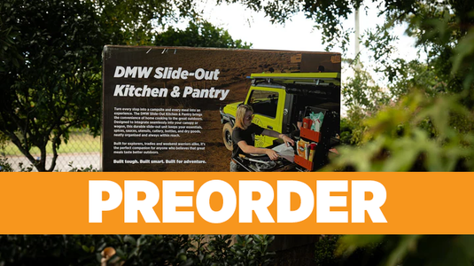 PRE-ORDER • DMW Slide-Out Kitchen & Pantry  September 2026 Shipment