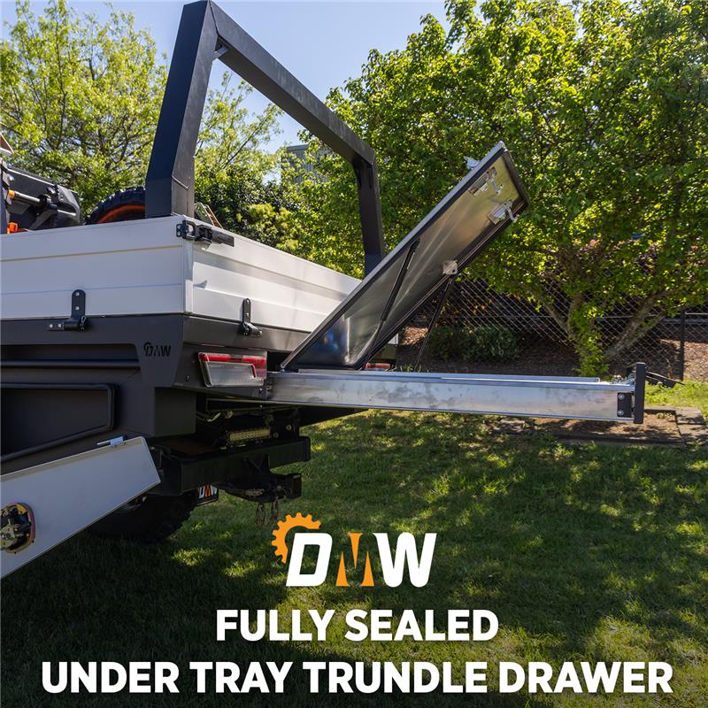 Our trays and canopies offer durable, functional storage solutions designed for work and adventure.