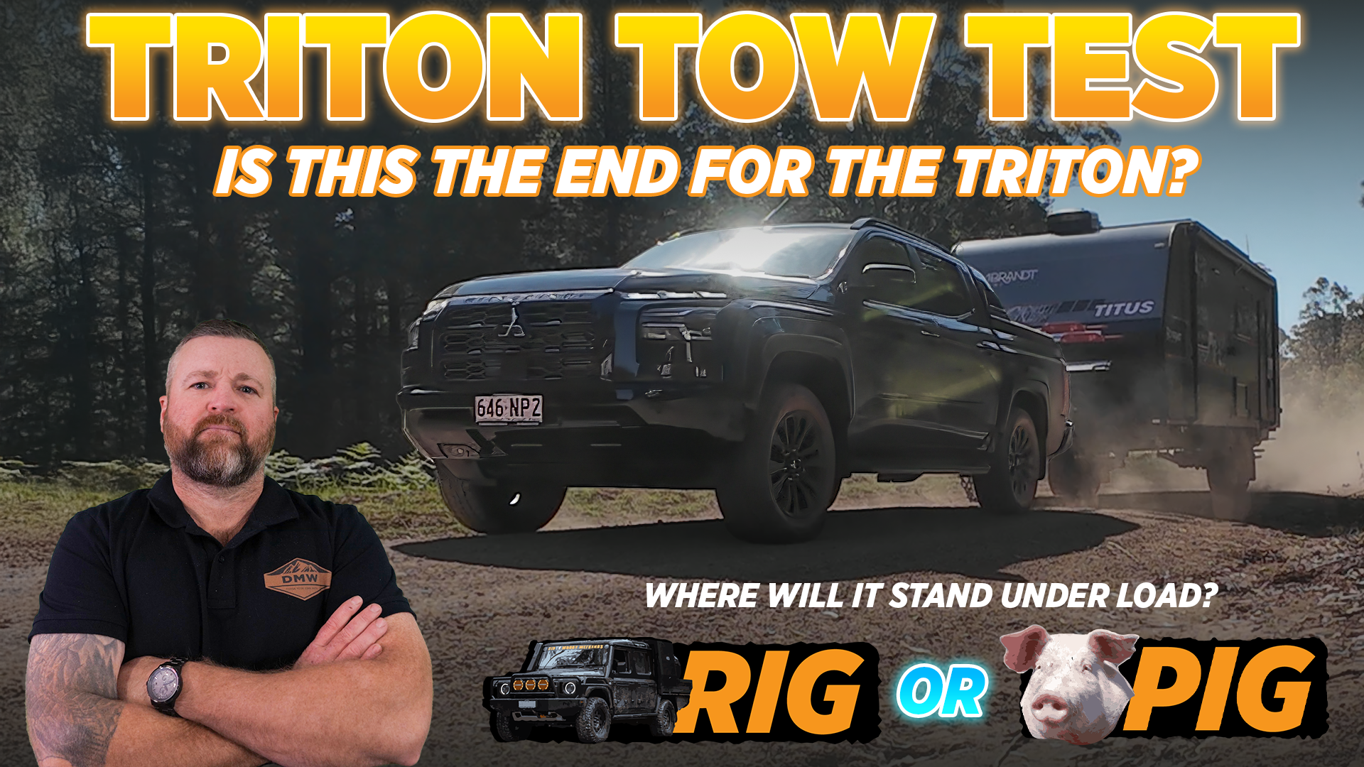 2 Wheel drives in the mud, a Tank 300 and a Ineos Quartermaster with a DMW Tray.