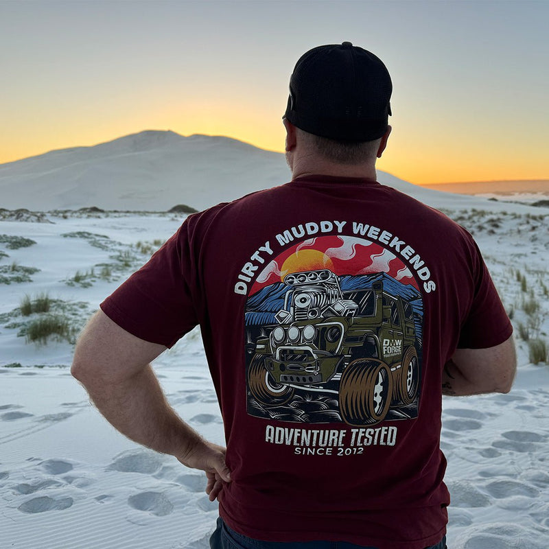 Load image into Gallery viewer, DMW Adventure Tested T - shirt - DMW
