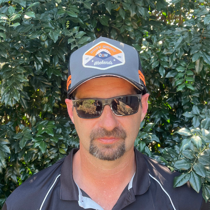 Load image into Gallery viewer, DMW Dirty Sunrise Trucker Cap - DMW
