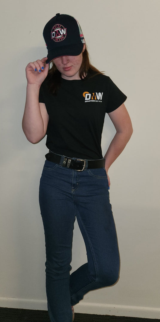 DMW FORGE ICON - LADIES CAP SLEEVE T - SHIRT - DMW