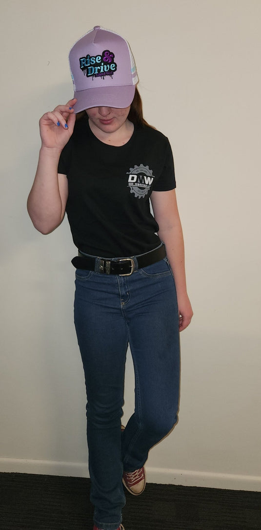 DMW GEAR ICON - LADIES CAP SLEEVE T - SHIRT - DMW