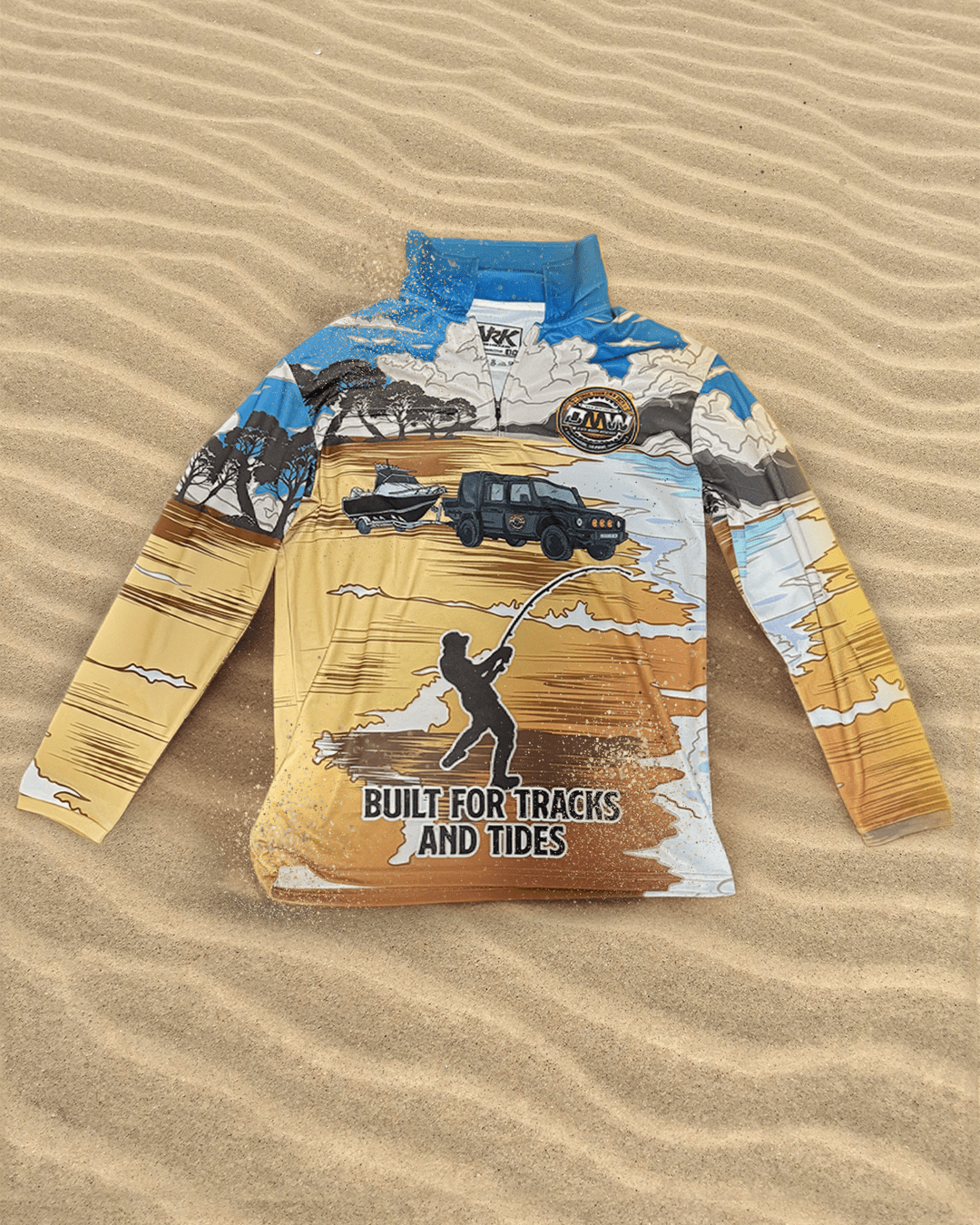 DMW Tracks and Tides Fishing Shirt - ADULT - DMW