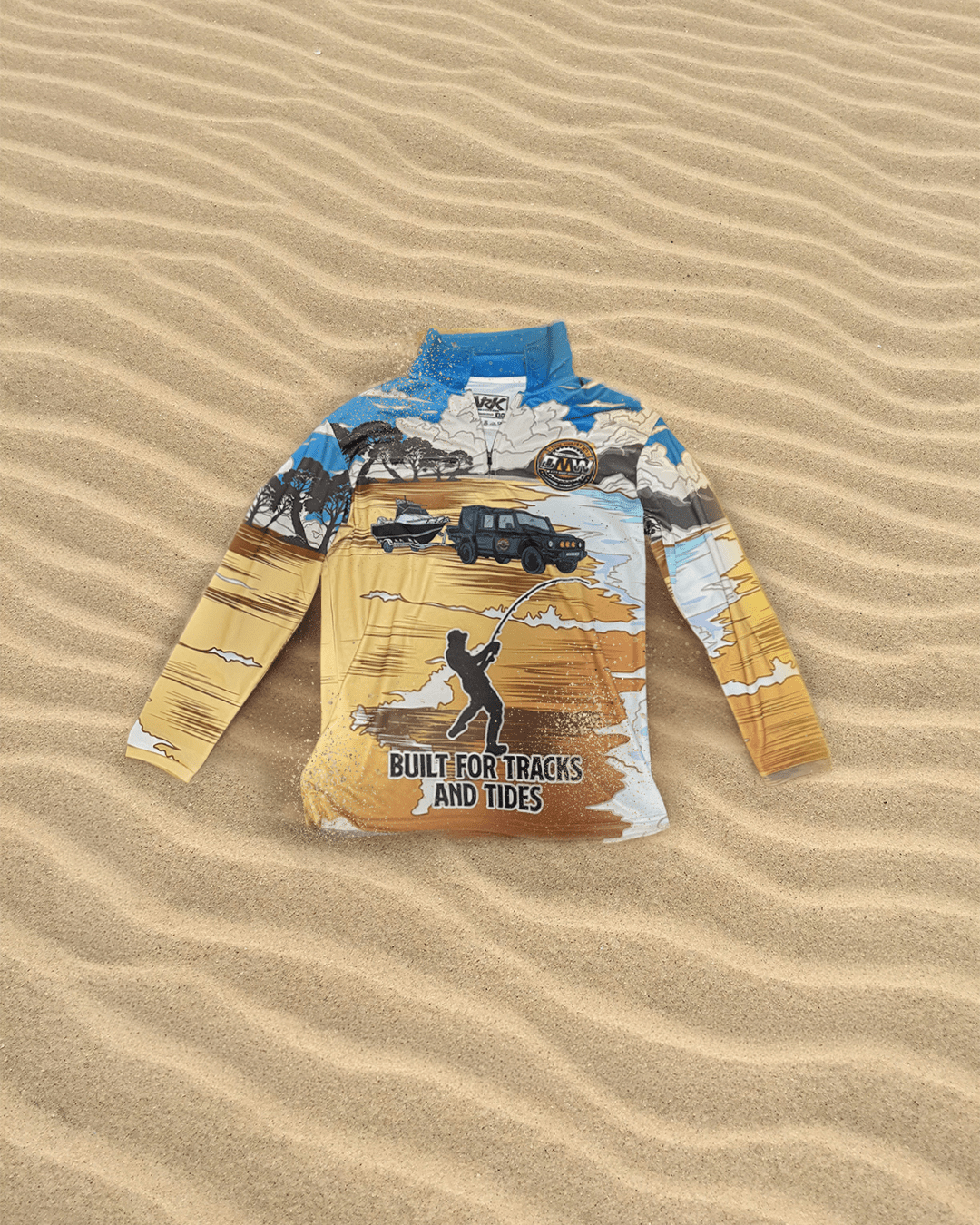 DMW Tracks and Tides Fishing Shirt - KIDS - DMW