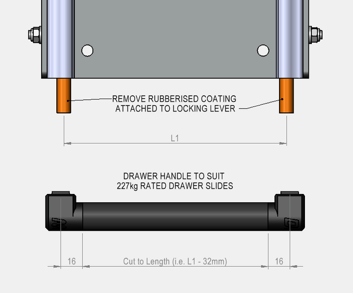 Drawer Handle Kit | DMW Universal