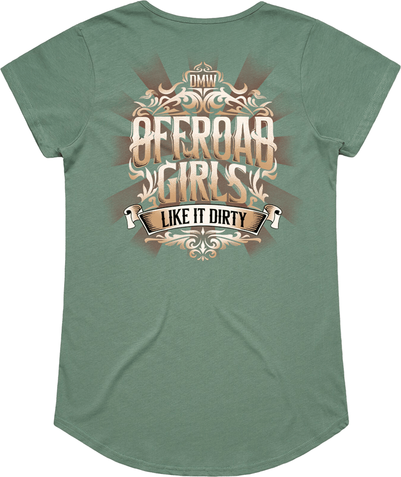 Load image into Gallery viewer, Offroad Girls Like It Dirty - Drive Like a Girl - LADIES T - SHIRT - DMW
