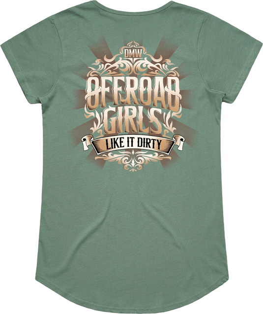 Offroad Girls Like It Dirty - Drive Like a Girl - LADIES T - SHIRT - DMW