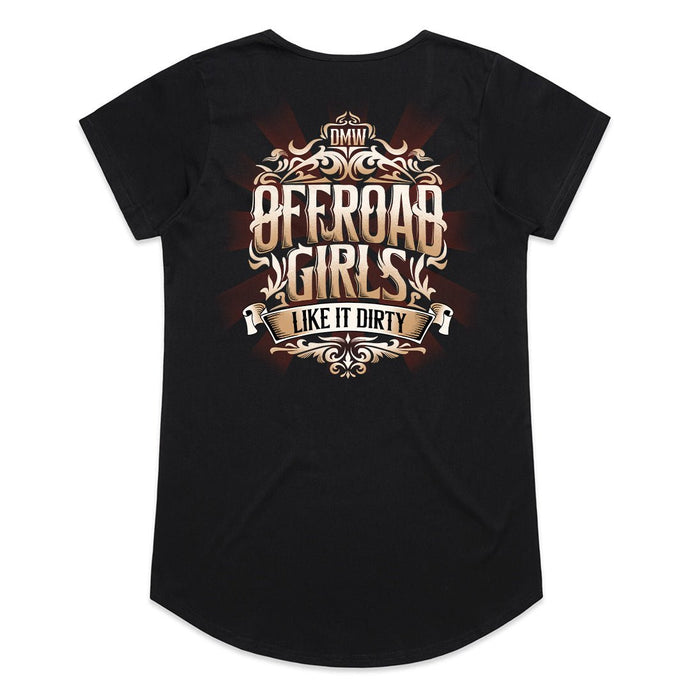 Offroad Girls Like It Dirty - Drive Like a Girl - LADIES T - SHIRT - DMW