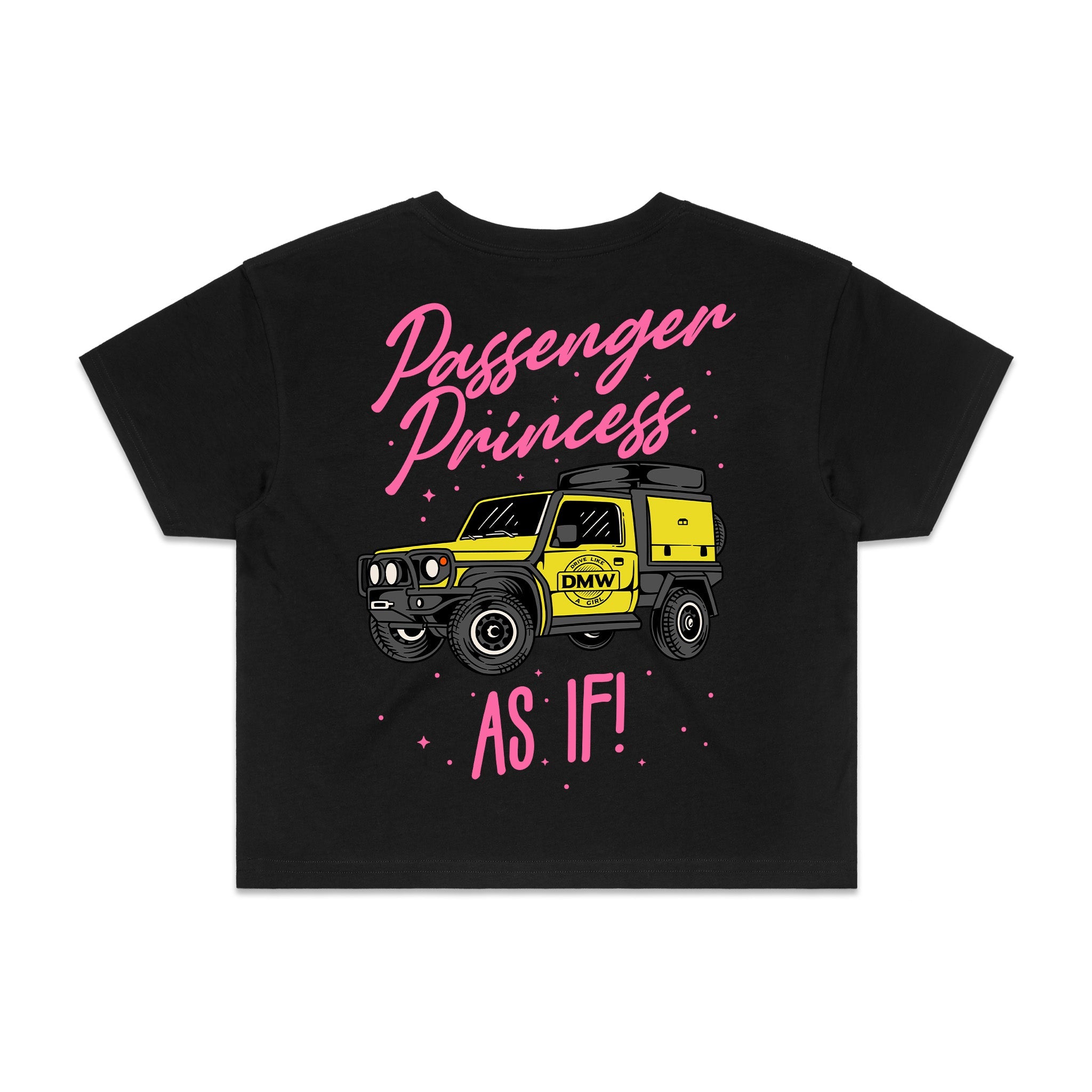 Passenger Princess Crop Top - Drive Like A Girl - DMW