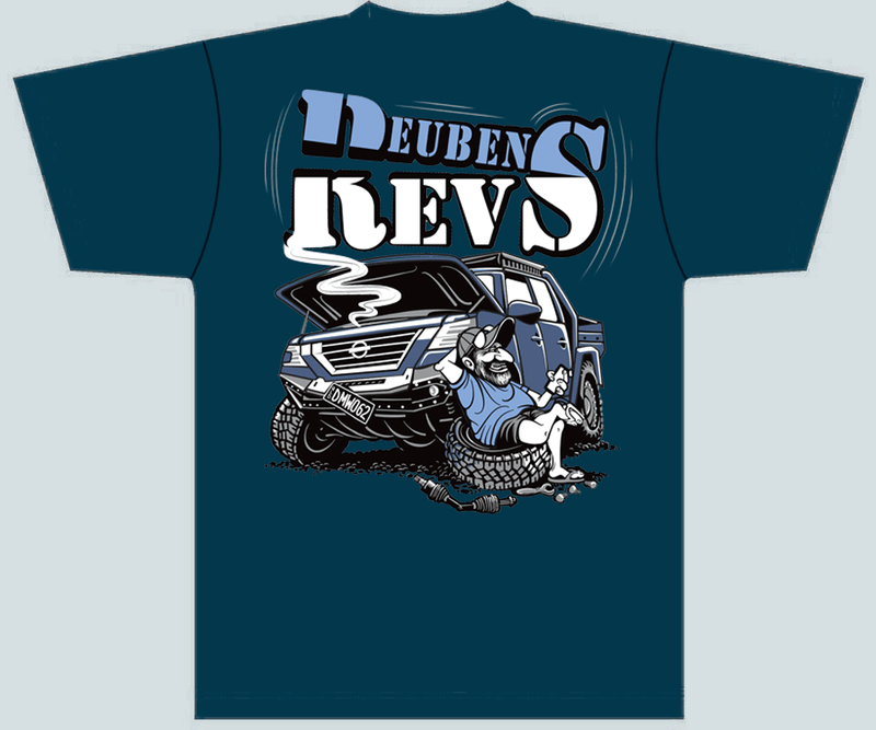 Load image into Gallery viewer, Reubens Revs - ADULT T - SHIRT - DMW
