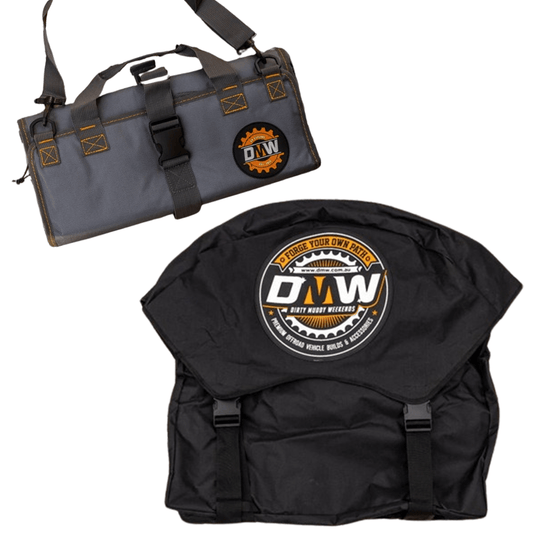 Spare Tyre Bag + Tool Roll Bundle - DMW