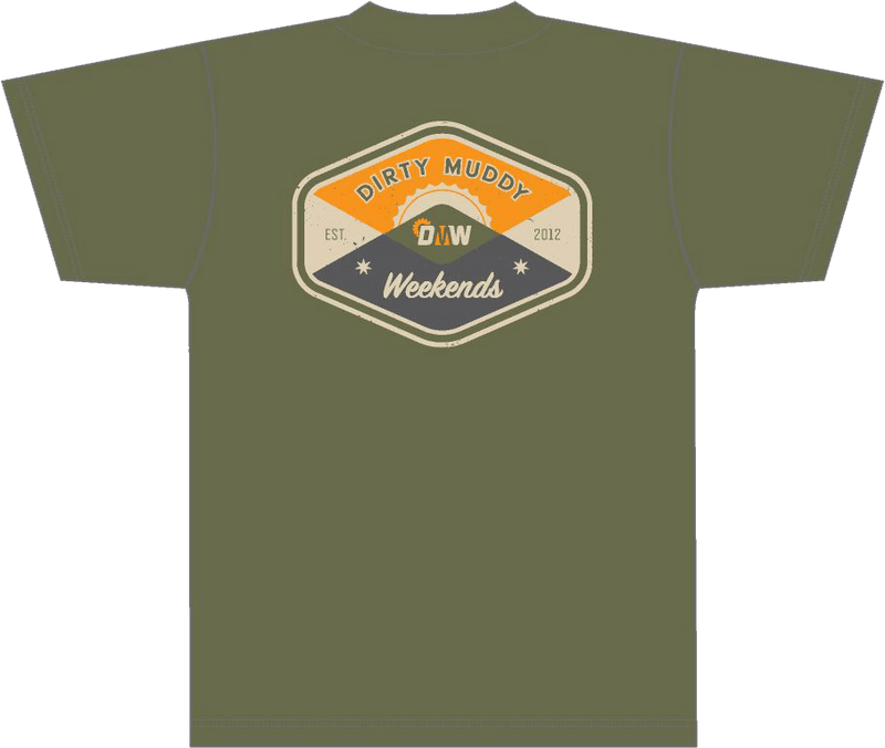 Load image into Gallery viewer, DIRTY SUNRISE T-SHIRT ARMY GREEN - DMW
