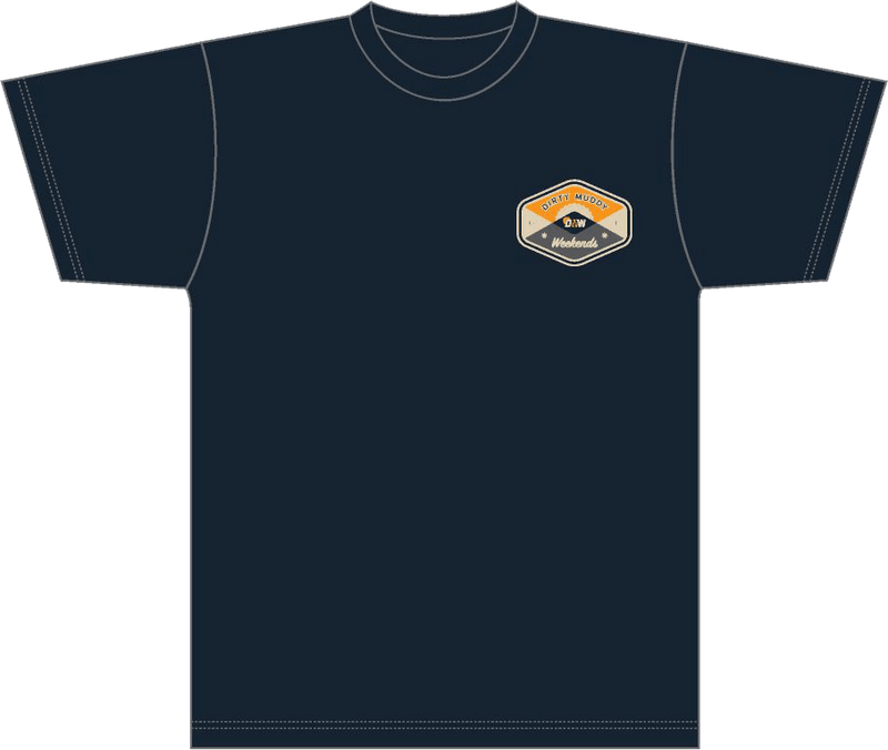 Load image into Gallery viewer, DIRTY SUNRISE T-SHIRT NAVY - DMW
