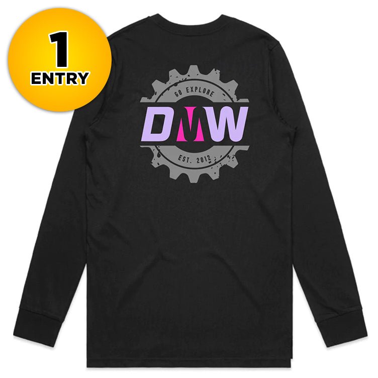 Load image into Gallery viewer, GO EXPLORE LONG SLEEVE UNISEX ADULT LONG SLEEVE SHIRT - DMW
