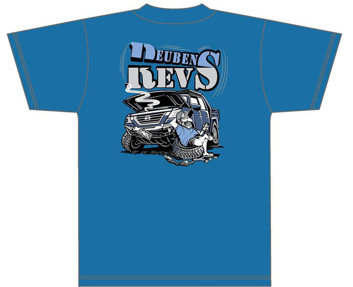 REUBEN REVS' T-shirt Artic Blue