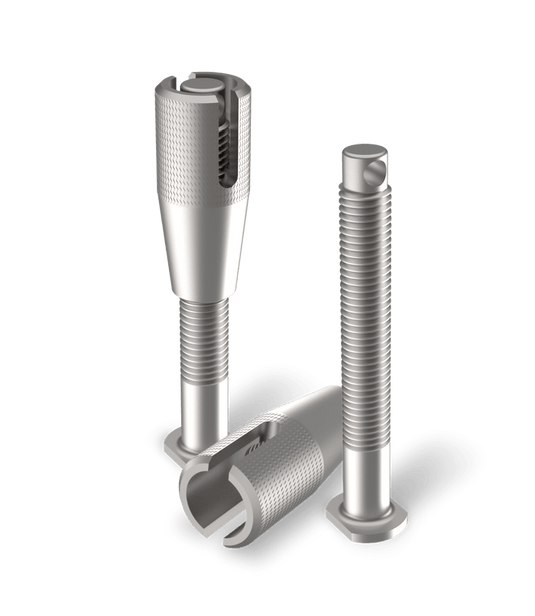 TRED 115mm Mounting Pins With Nut - Pair